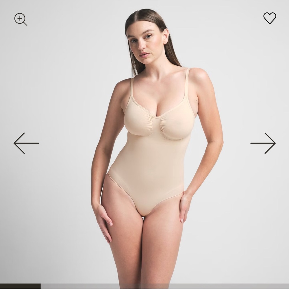 SKIMS Beige Shapewear Bodysuit